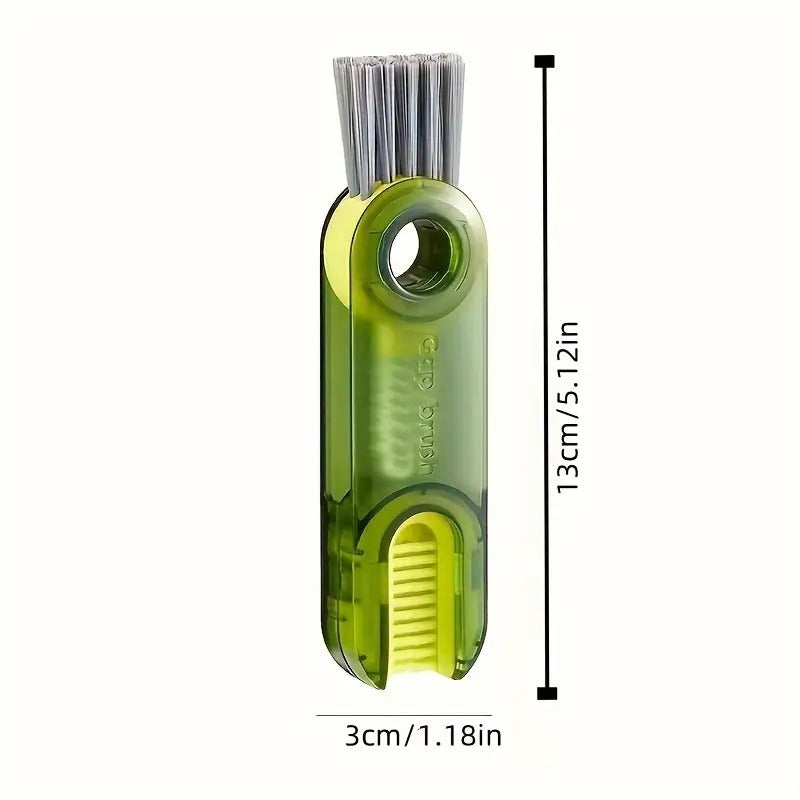 3 in 1 Cup Lid Gap Cleaning Brush, Bottle lid Cleaning Brush, Tiny Bottle Cup Lid Straw Cleaner Tools,Crevice Cleaning Brush, Bottle Gap Cleaner Brush