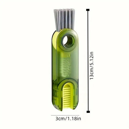 3 in 1 Cup Lid Gap Cleaning Brush, Bottle lid Cleaning Brush, Tiny Bottle Cup Lid Straw Cleaner Tools,Crevice Cleaning Brush, Bottle Gap Cleaner Brush