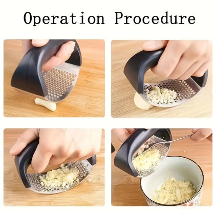 Stainless Steel Garlic Presser |Garlic Press Crusher for Kitchen |Garlic Crusher for Kitchen |Ginger Presser for Kitchen