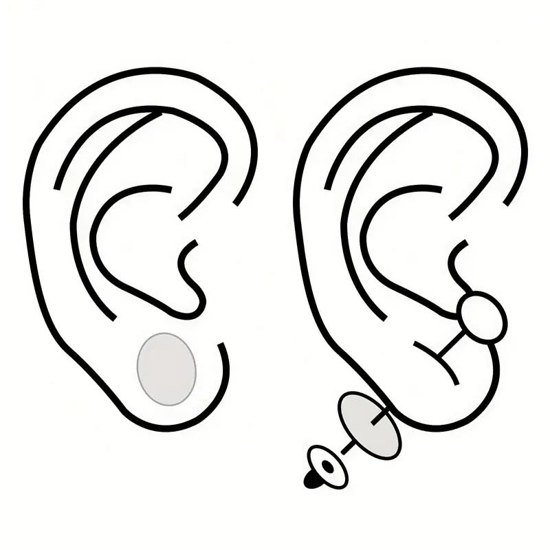 Ear lobe support for earrings
