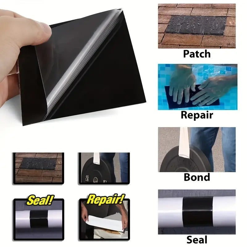 PVC Rubberized Water Leakage Seal Tape Silicon Sealant Tape Waterproof Flex Tape for Water Tank Sink Sealant for Gaps