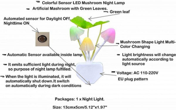 MASHROOM LIGHT FLOWER LIGHT