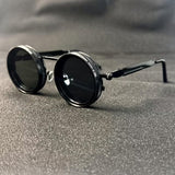 Men'S Retro Steampunk Rotating Fashion Glasses