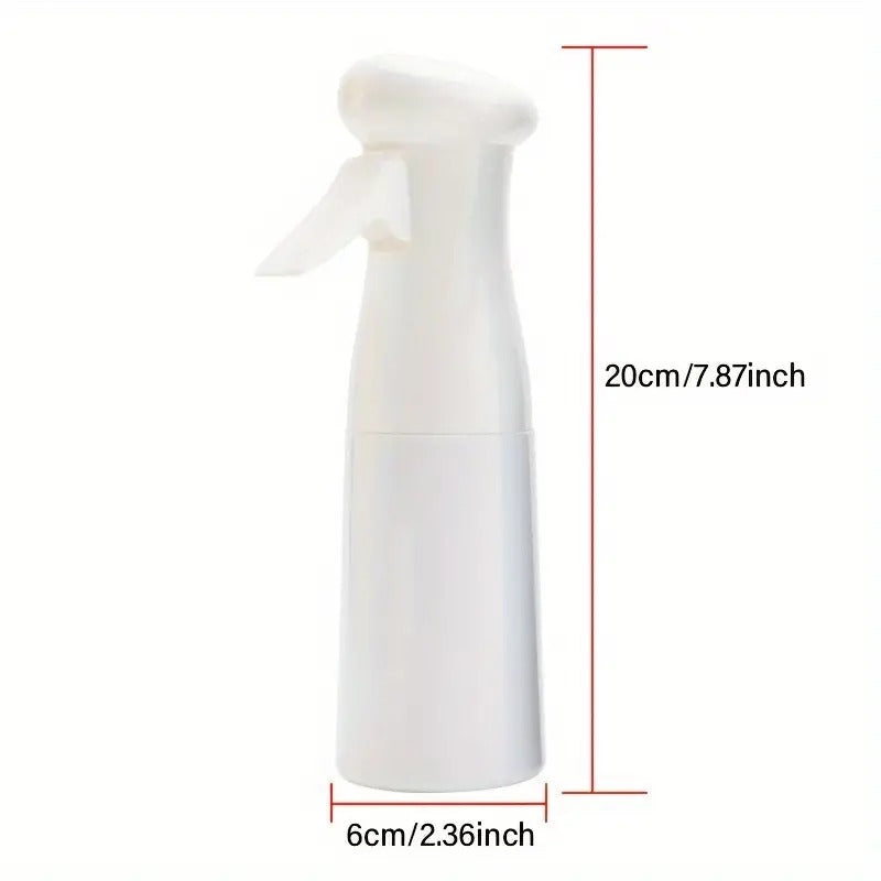 Refillable Empty Mist Water Spray Bottle for Taming Hair in Morning, Hairstyling, Plants, Pets (Black, 300ml)