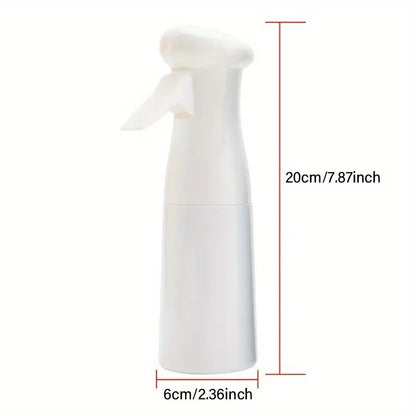 Refillable Empty Mist Water Spray Bottle for Taming Hair in Morning, Hairstyling, Plants, Pets (Black, 300ml)