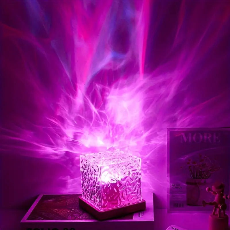 Ocean Wave Water Lamp, 3D Water Wave Effect LED Light Projector