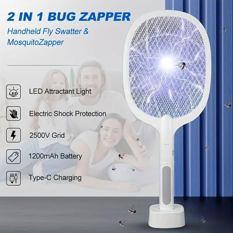 6 UV Mosquito killer racket