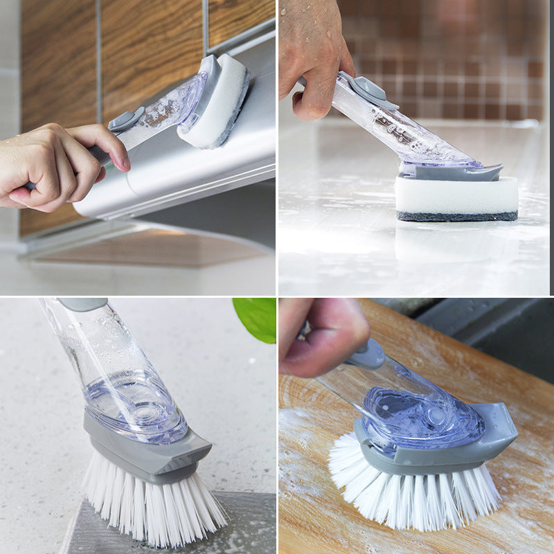 SOAP DISPENSER DISH CLEANING BRUSH