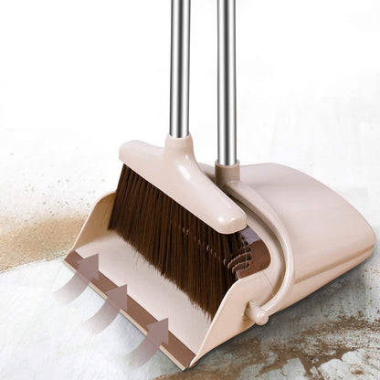 DUST PAN WITH BROOM