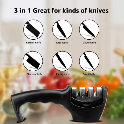 Knife Sharpener Sharpener Tool Advanced Knife Sharpener for Kitchen Knife Sharpener Rod Knife Sharpner Knives Sharpening Tool for Steel Knives,Knife sharpner Rod