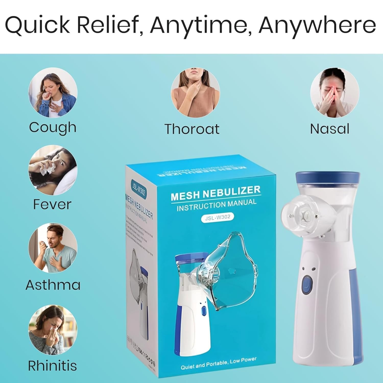 Portable Nebulizer for Adults and Kids