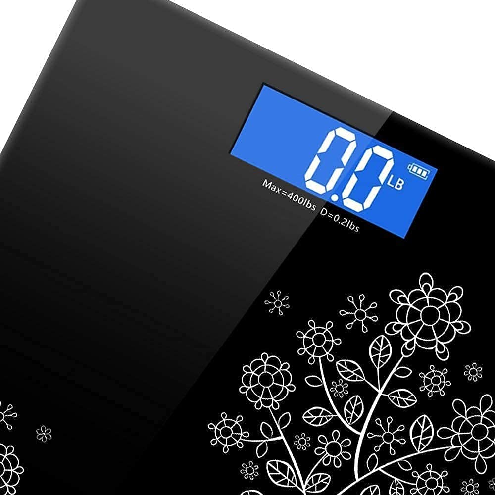 BLACK BATHROOM SCALE