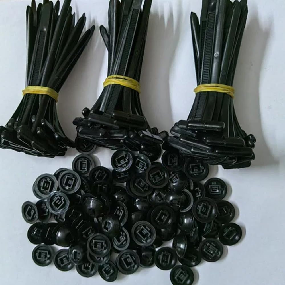 100 Pcs Nylon Cable Tie, 3.54 * 0.79 * 0.57in Cable Tie