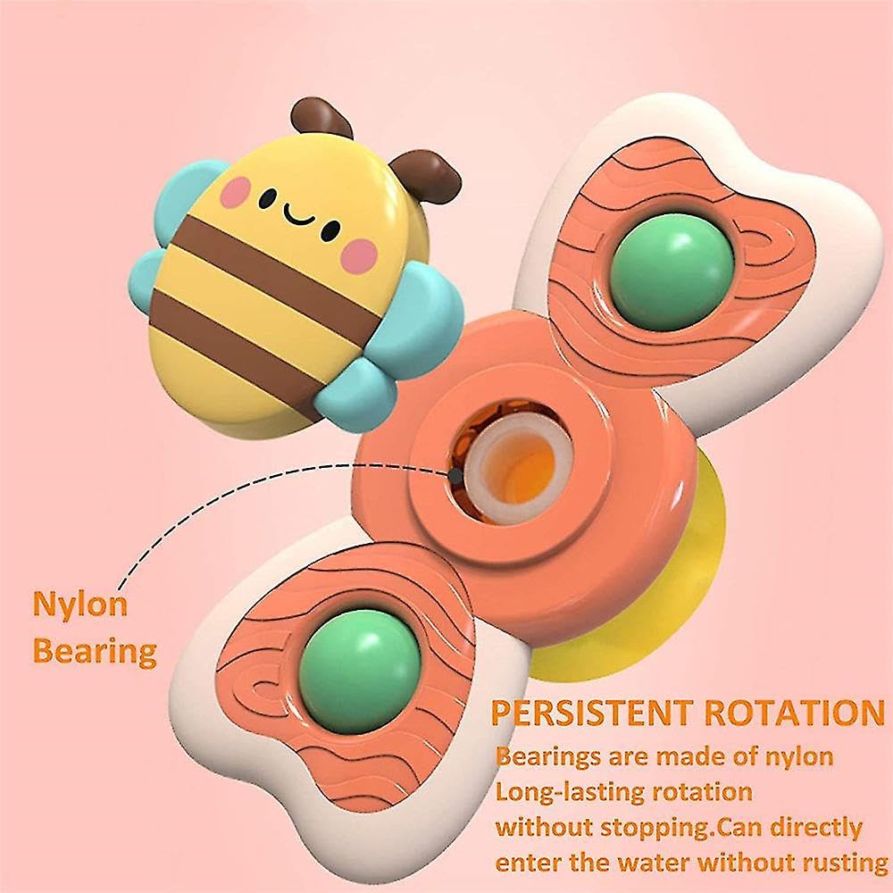 3 Pc baby spinner with suction