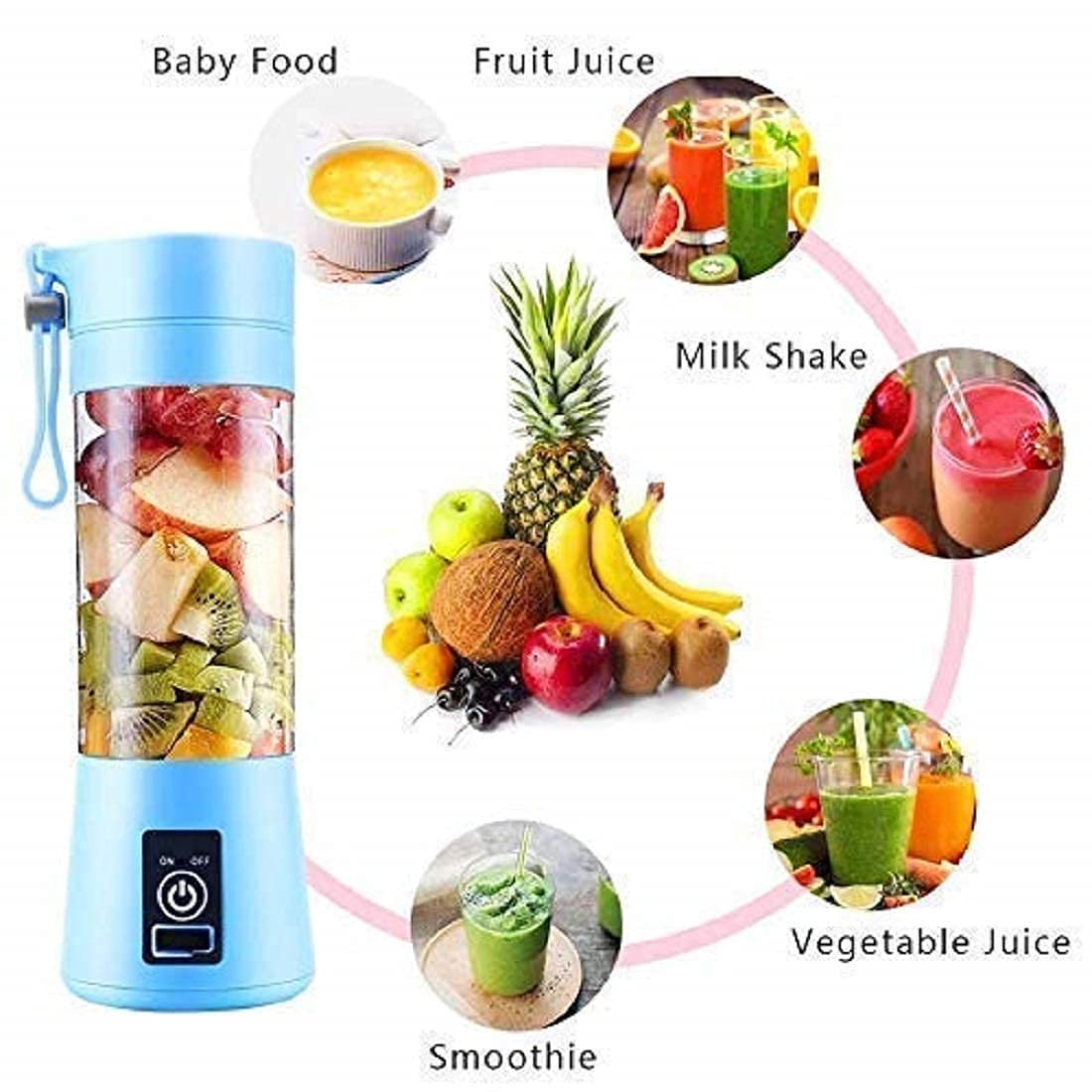 6 BLADE JUICER BOTTLE