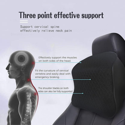 Memory Foam Car Head Rest|Neck Protector Comfortable Car Head Rest seat Pillow for Relieve Neck Pain -Help Relieve Neck Pain & Improve Circulation/Fit Most Vehicles