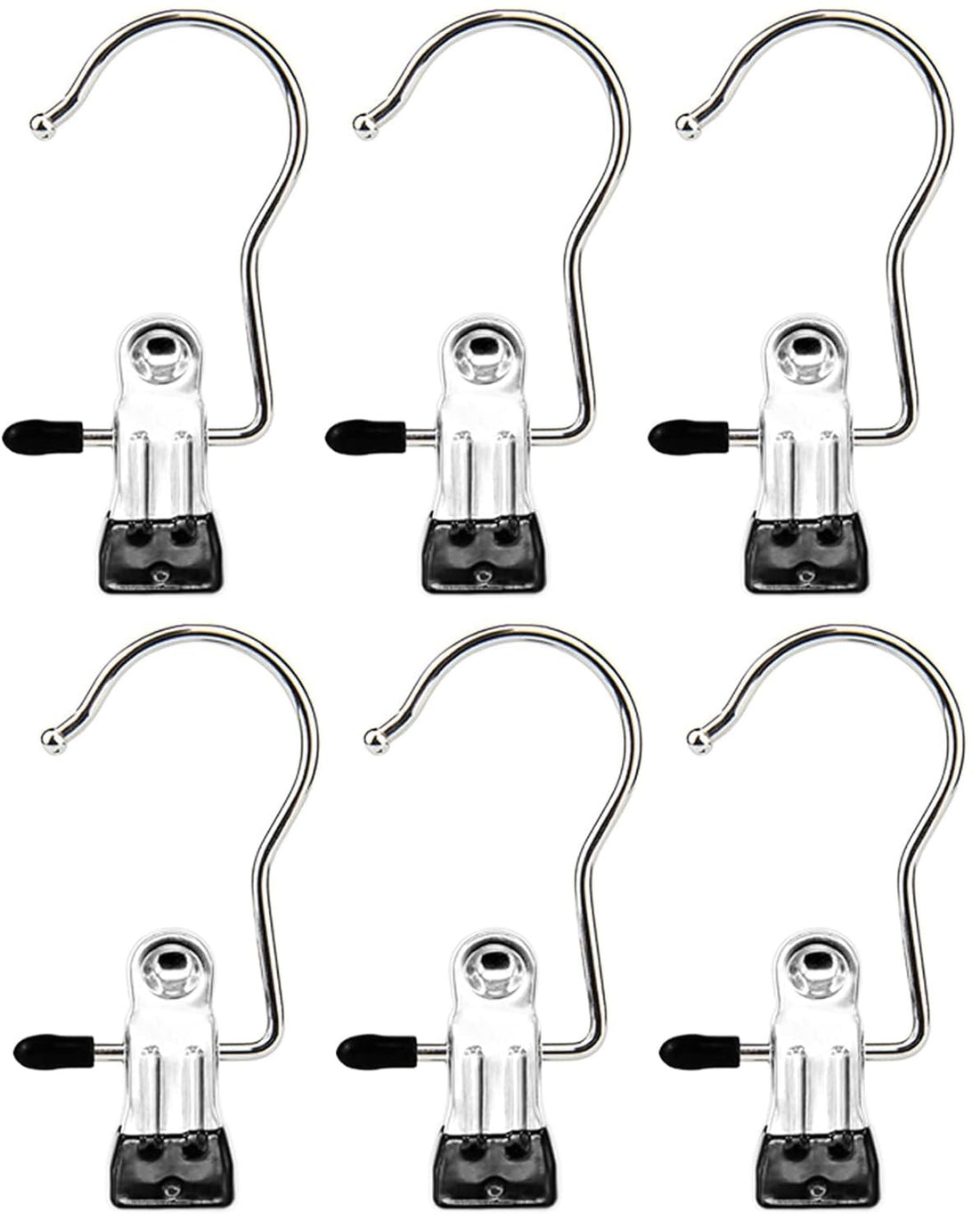 Laundry Hook Boot Hanging Hold Clips Portable Hanging Clothes Pins Hanging Hooks Stainless Steel Home Travel Hangers Heavy Duty Organizer Pants Shoes Clip