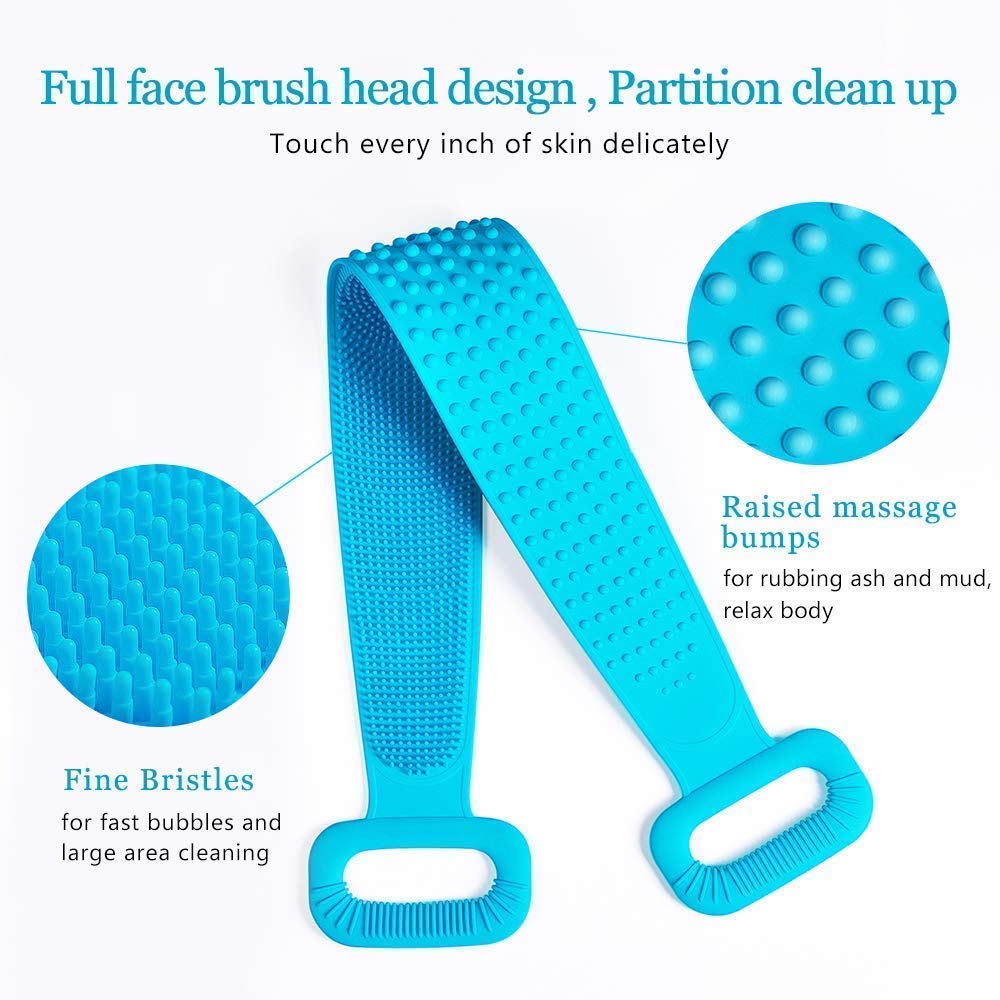 SILICONE BODY SCRUBER BELT