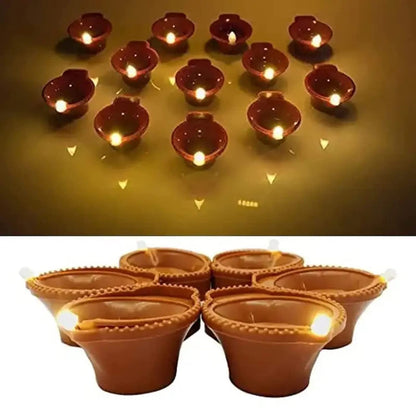 Water Sensor Diya red codiya pack of 6