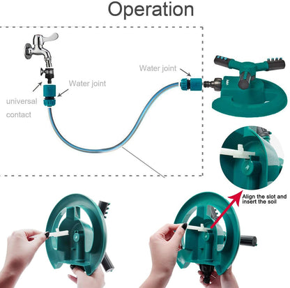 360 ROTATING WATER SPRINKLER