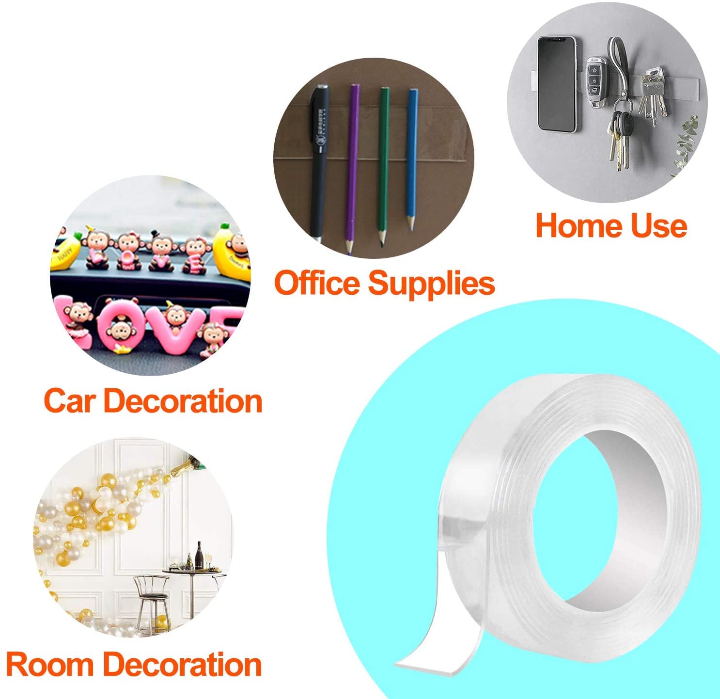 Double Sided Tape 2mm, 3Meters