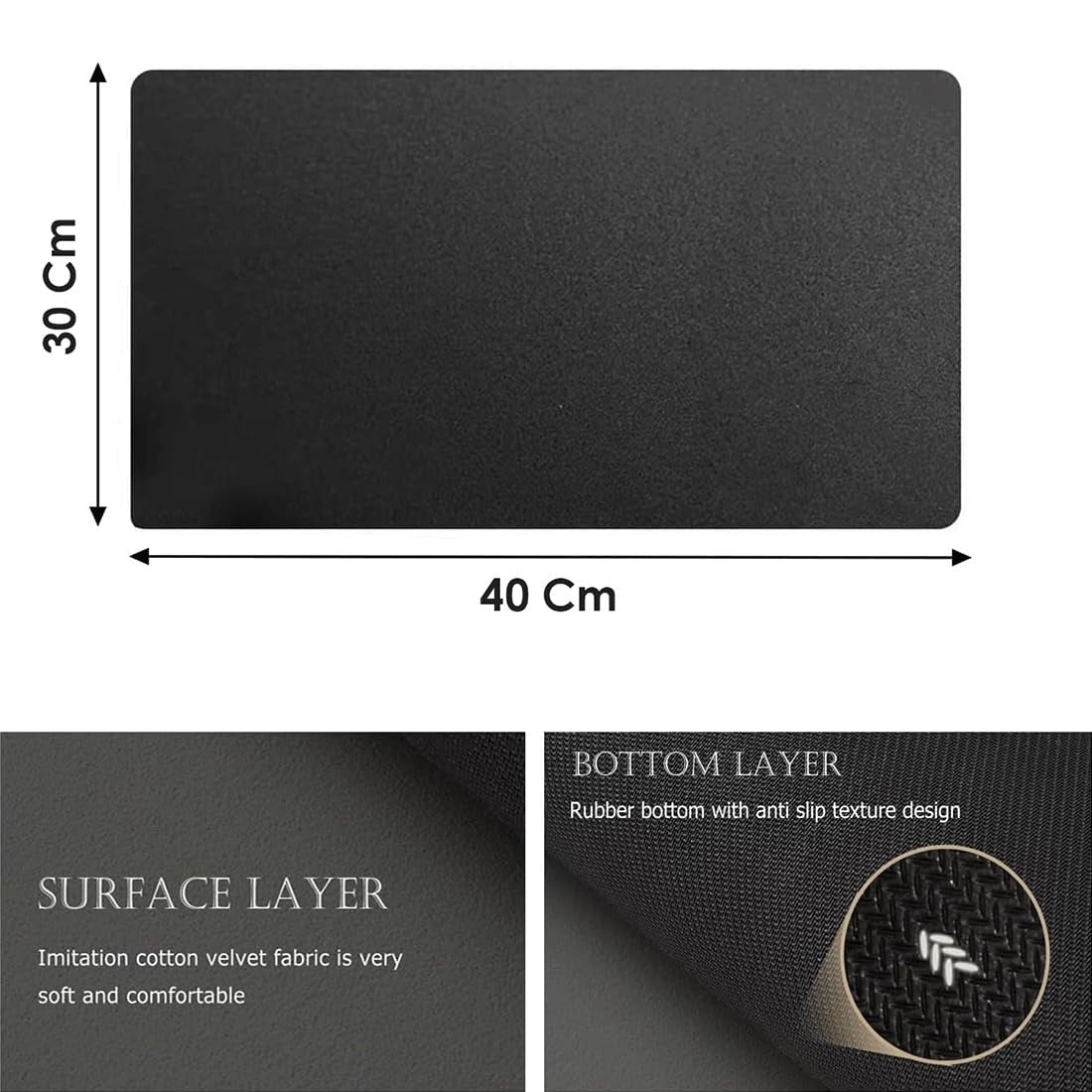 Dish Drying Mat for Kitchen (40x60Cm)