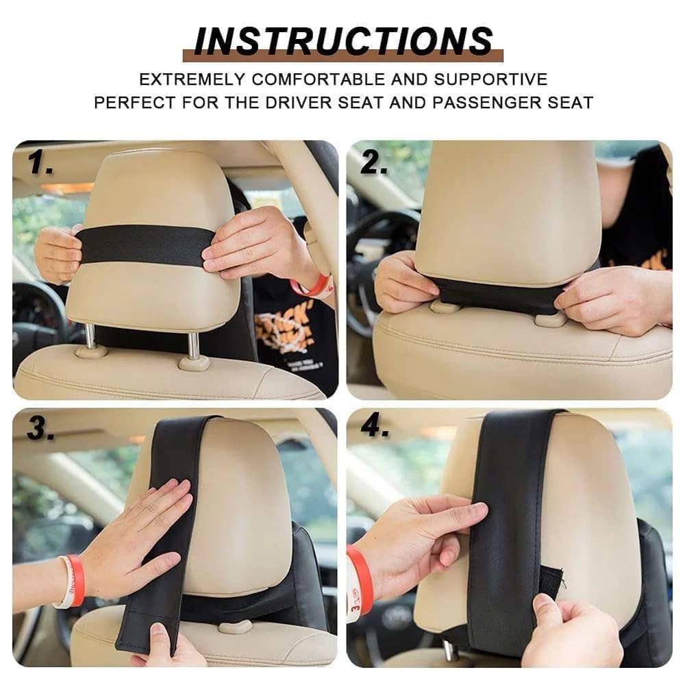 Memory foam Car Head rest Pillow