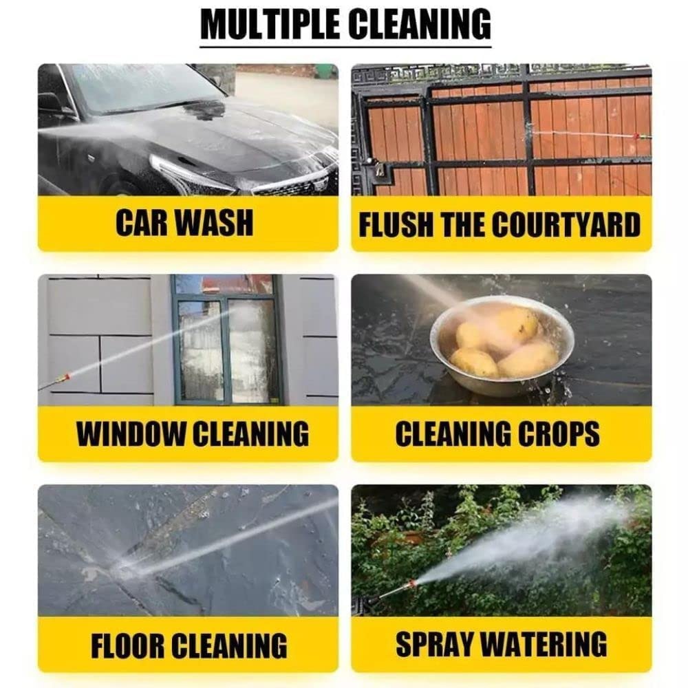 Wireless High Pressure Car Washer Gun 2 Battry