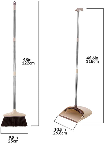 DUST PAN WITH BROOM