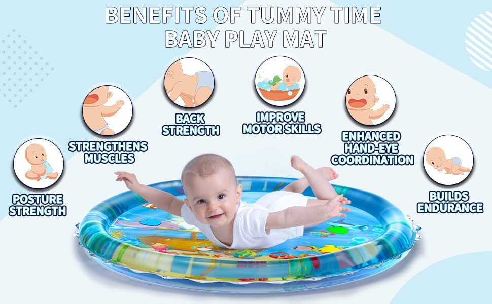 100 X 100 Baby Infant  Round Water Play Floor Mat