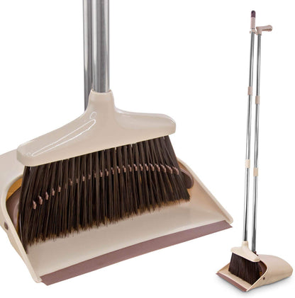 DUST PAN WITH BROOM