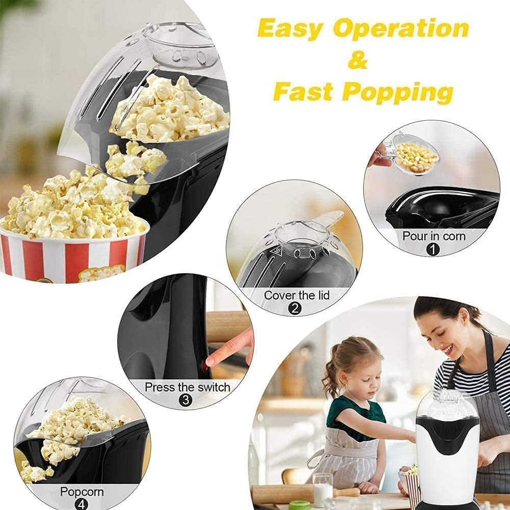 Electric Popcorn Maker Mini Hot Air Popcorn Machine