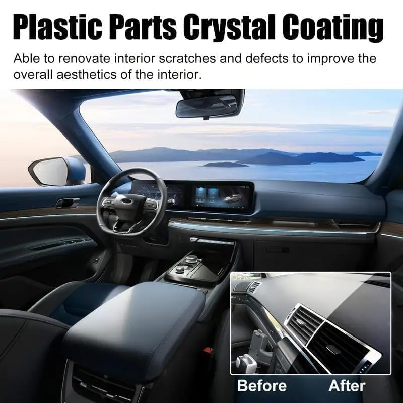Crystal Coating Interior And Exterior Shiner Polish Cleaner