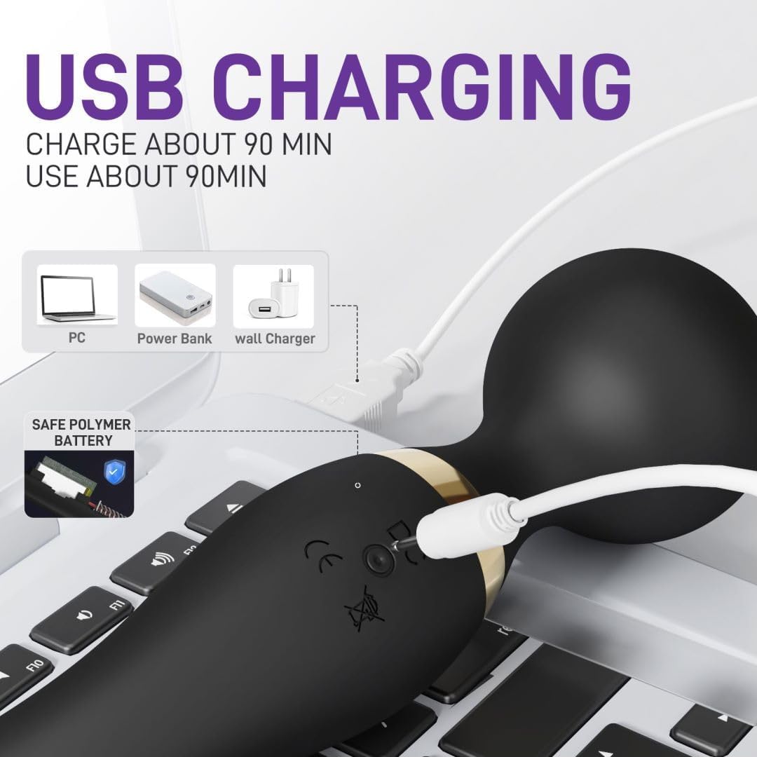 Double vibration body massager