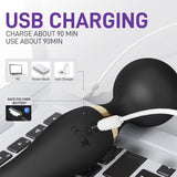 Double vibration body massager