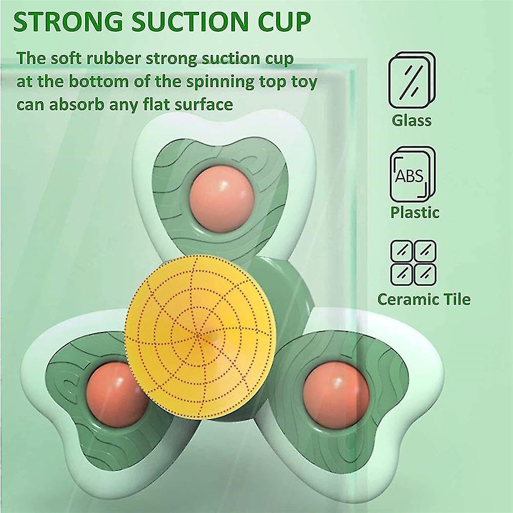 3 Pc baby spinner with suction