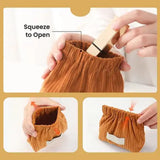 Mini Makeup cosmetic Bag Mini Elastic Storage Bag