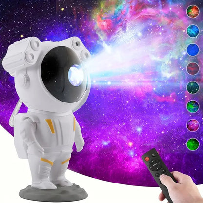 Astronaut Galaxy Star Projector with Remote Control| 360° Adjustable Light Projector Timer Kids Astronaut Nebula Night for Kids, Gifts, Gaming Room & Party