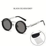 Men'S Retro Steampunk Rotating Fashion Glasses