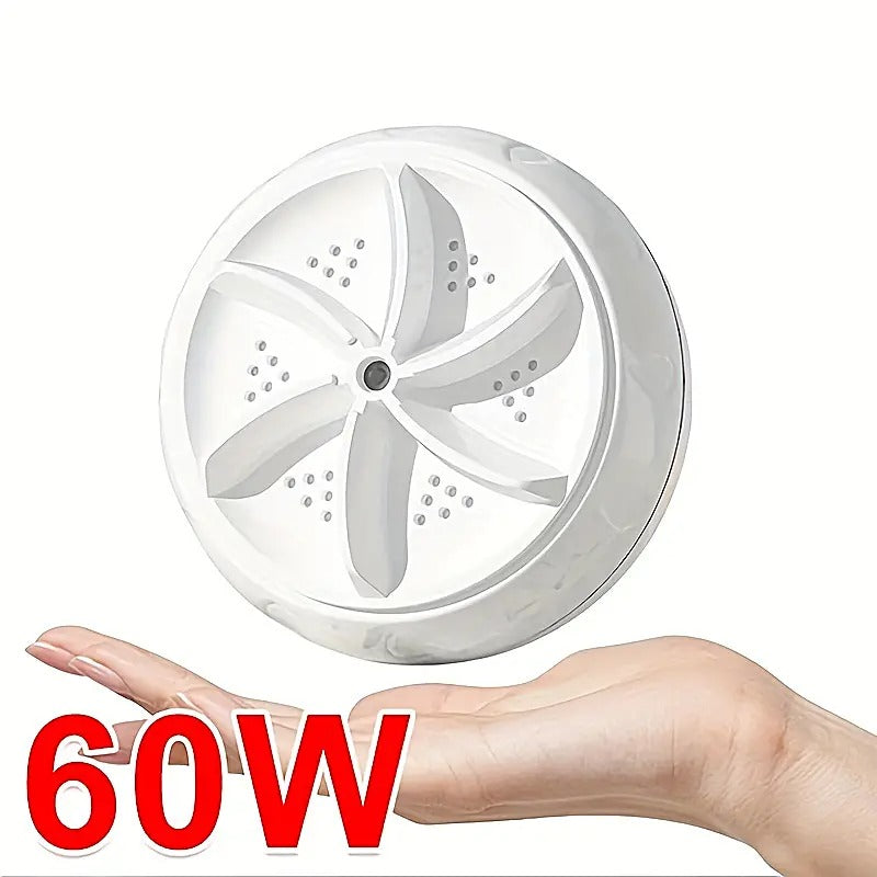 Mini Washing Machine Turbine Washing Machine Washing Machine Door Hinge Ultrasonic Lightweight Turbo Washer with USB Cable - for Home Camping Dorms Business College Rooms