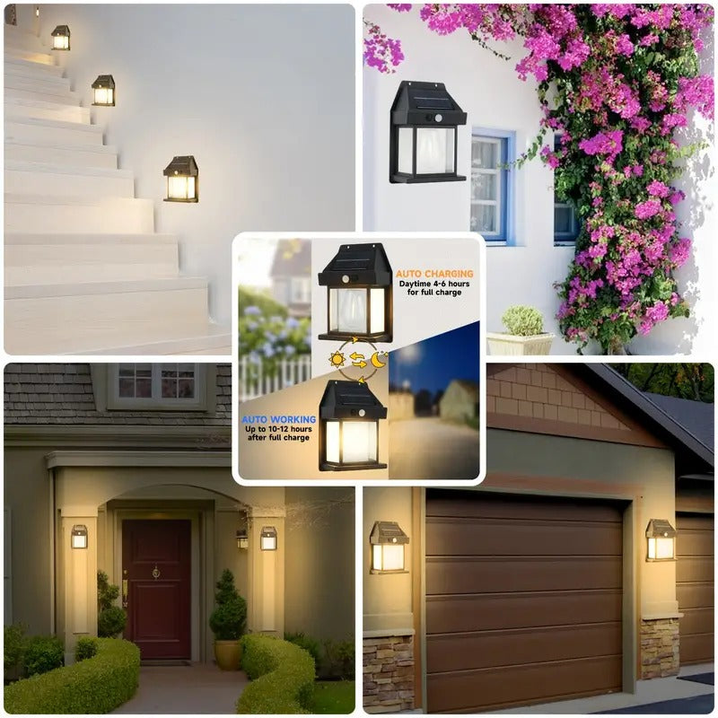 Solar motion Wall Bulb