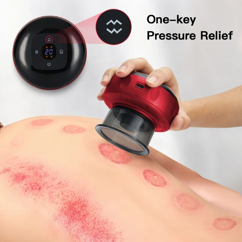 Smart Massage Glass Therapy Vacuum Cupping Chinese Hijama Cup Machine Therapy for Back, Neck, Joint Pain Relief