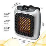 Wall-Mounted Electric Convector Heater – Silent Infrared Fan Stove for Bathroom, Bedroom & Greenhouse