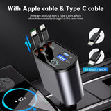 100W 4 in 1 Super Fast Charge Car Phone Charger