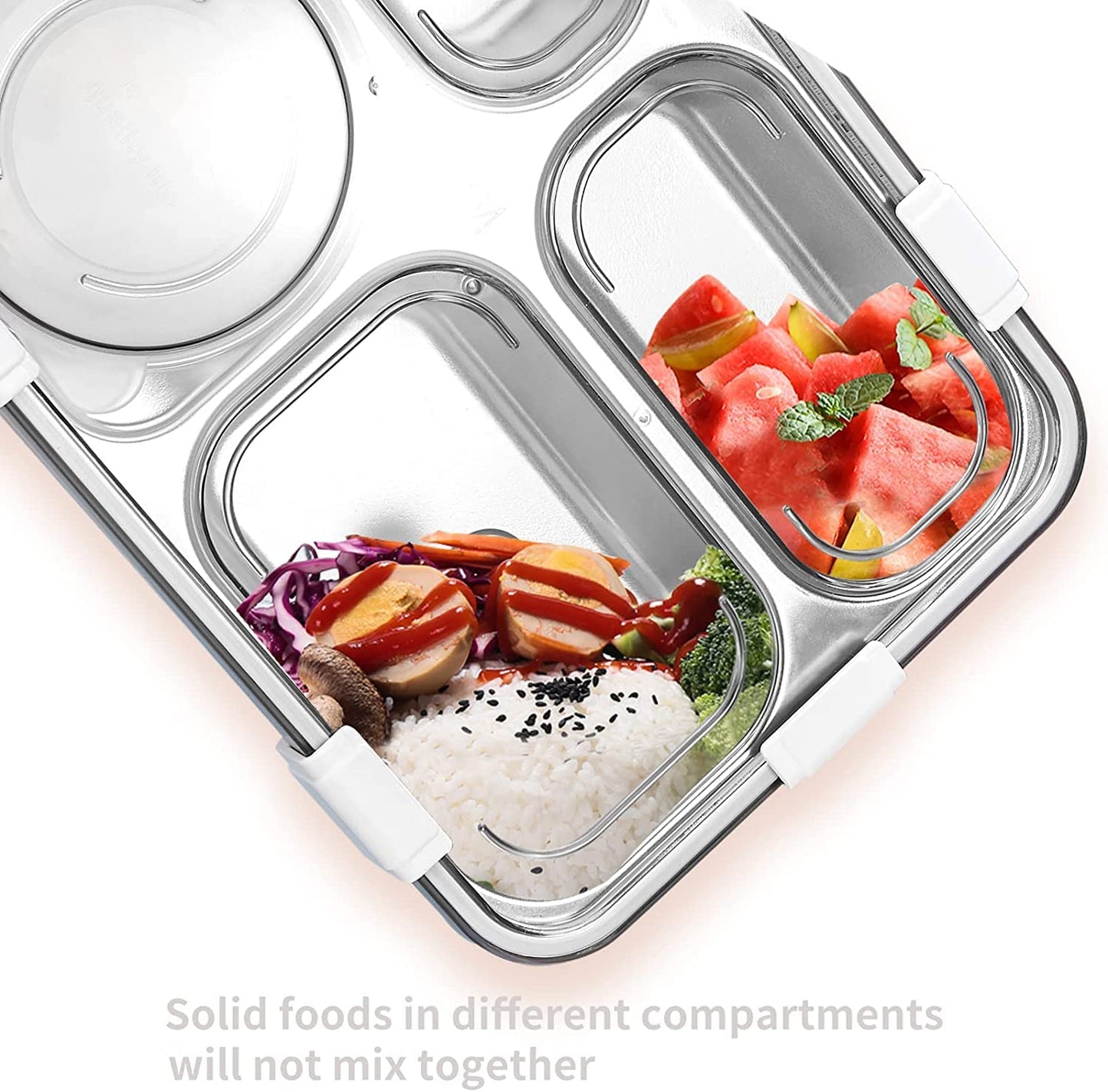 4 COMPARTMENT LUNCH BOX