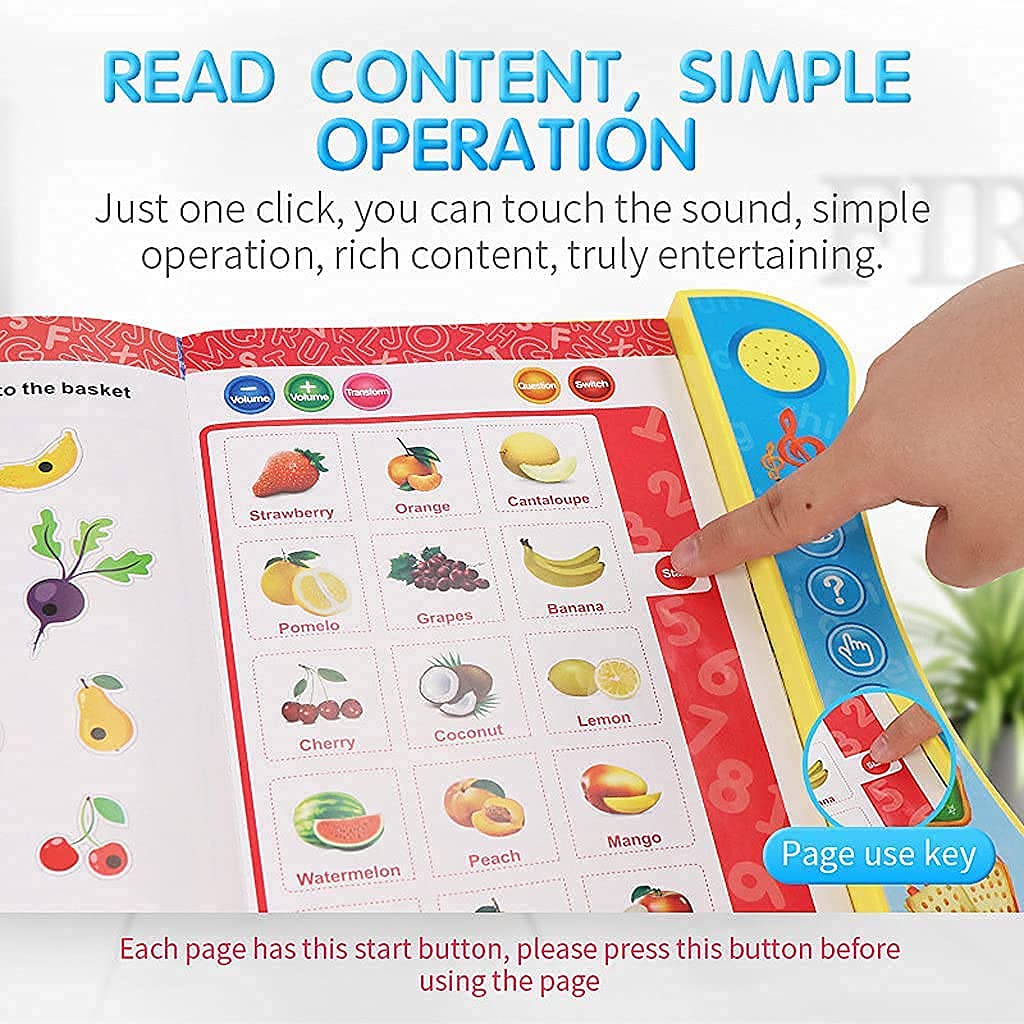 INTELLIGENCE E-BOOK FOR LEARNING BOOK WITH SOUND KIDS