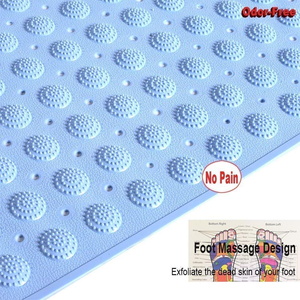 SQURE SHOWER MAT BLUE