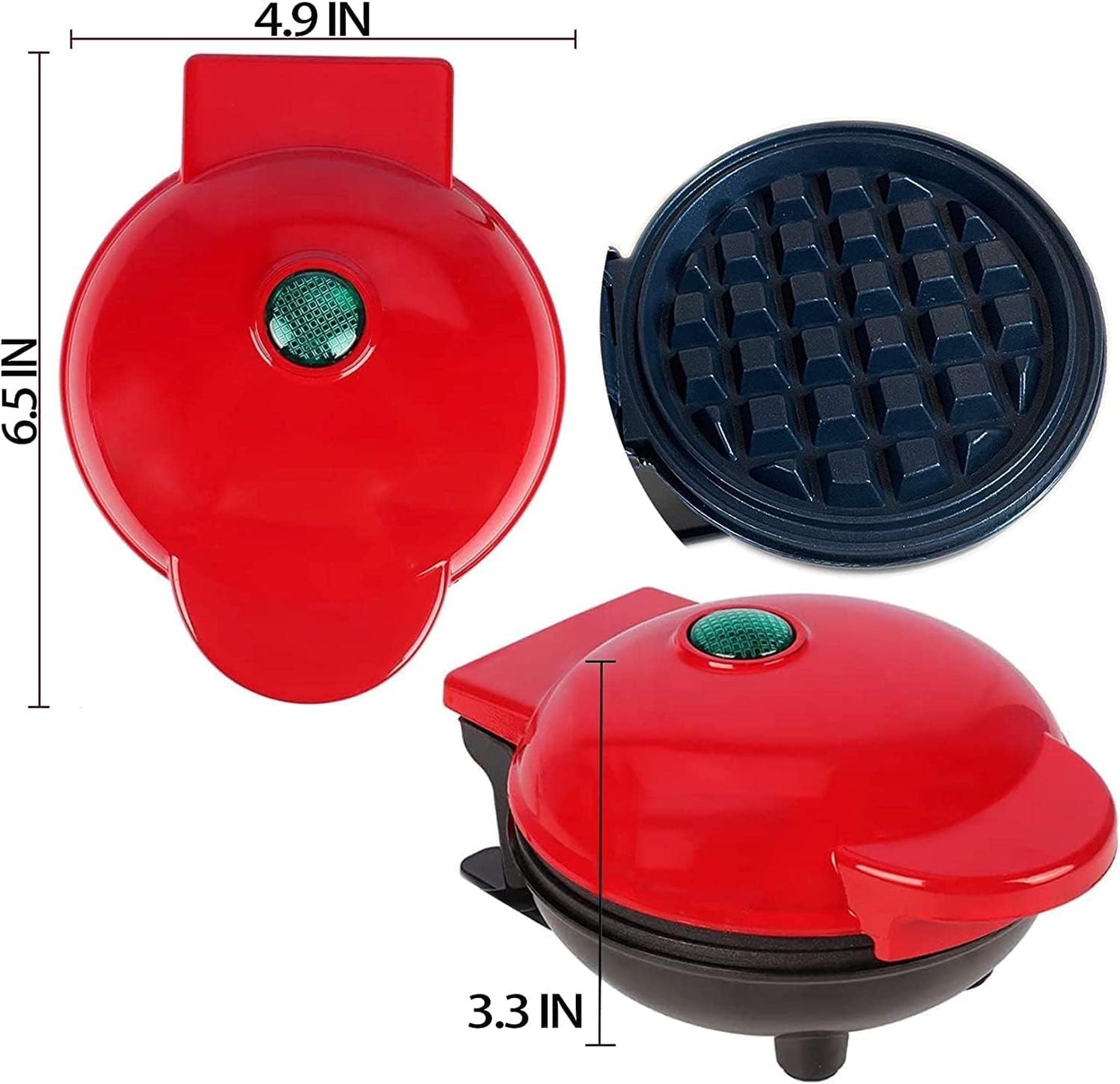 PORTABLE MINI WAFFLE MAKER