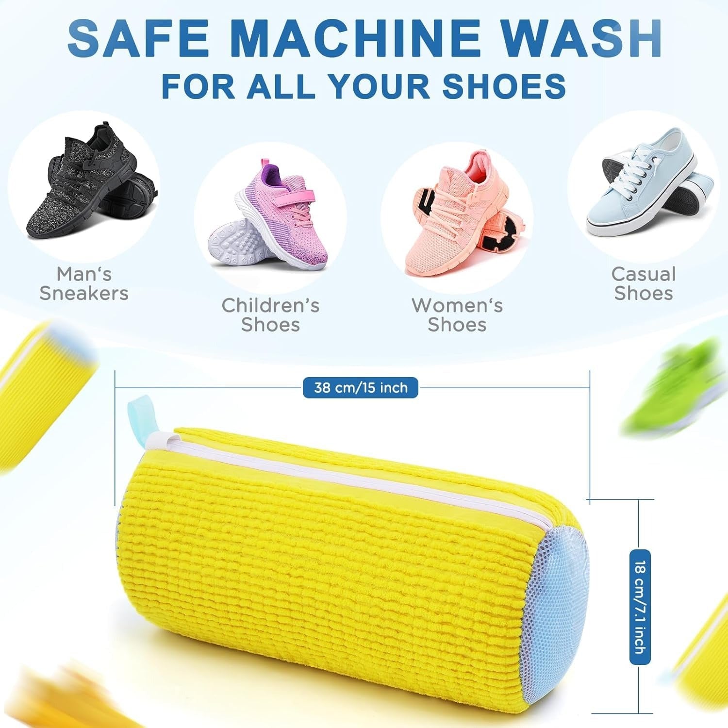 Shoe Washing Machine Bag