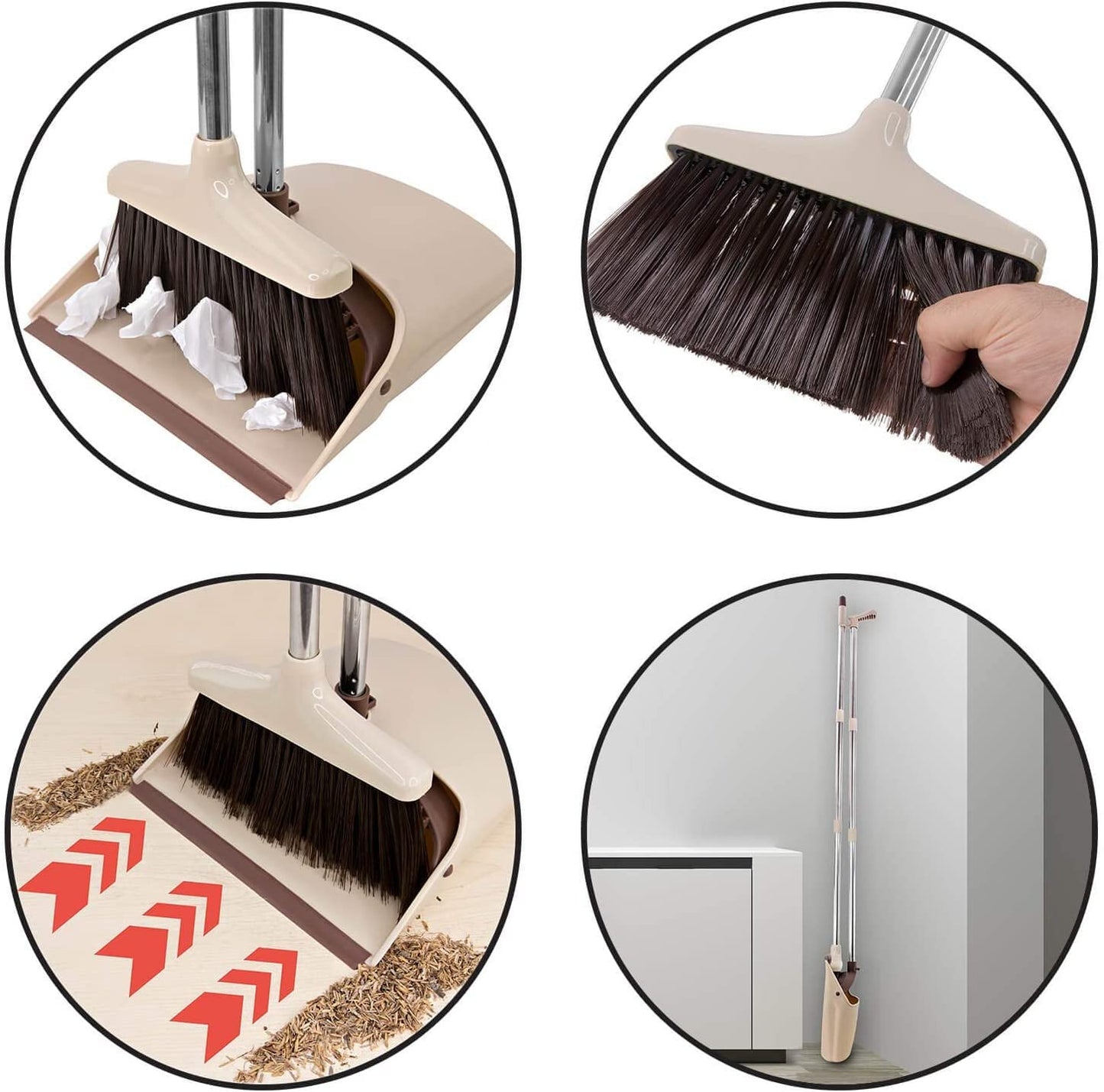 DUST PAN WITH BROOM